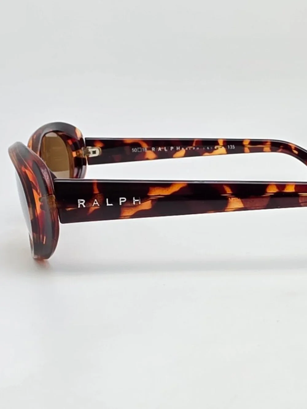 Ralph by Ralph Lauren 953/S Tortoise Frame Brown Lens Oval Cat Eye Sunglasses